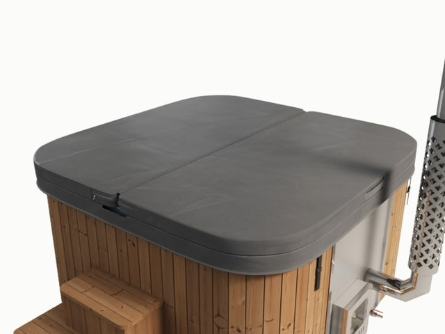 HOTTUBE met houtkachel 4 persoen