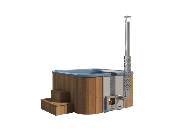 HOTTUBE met houtkachel 4 persoen