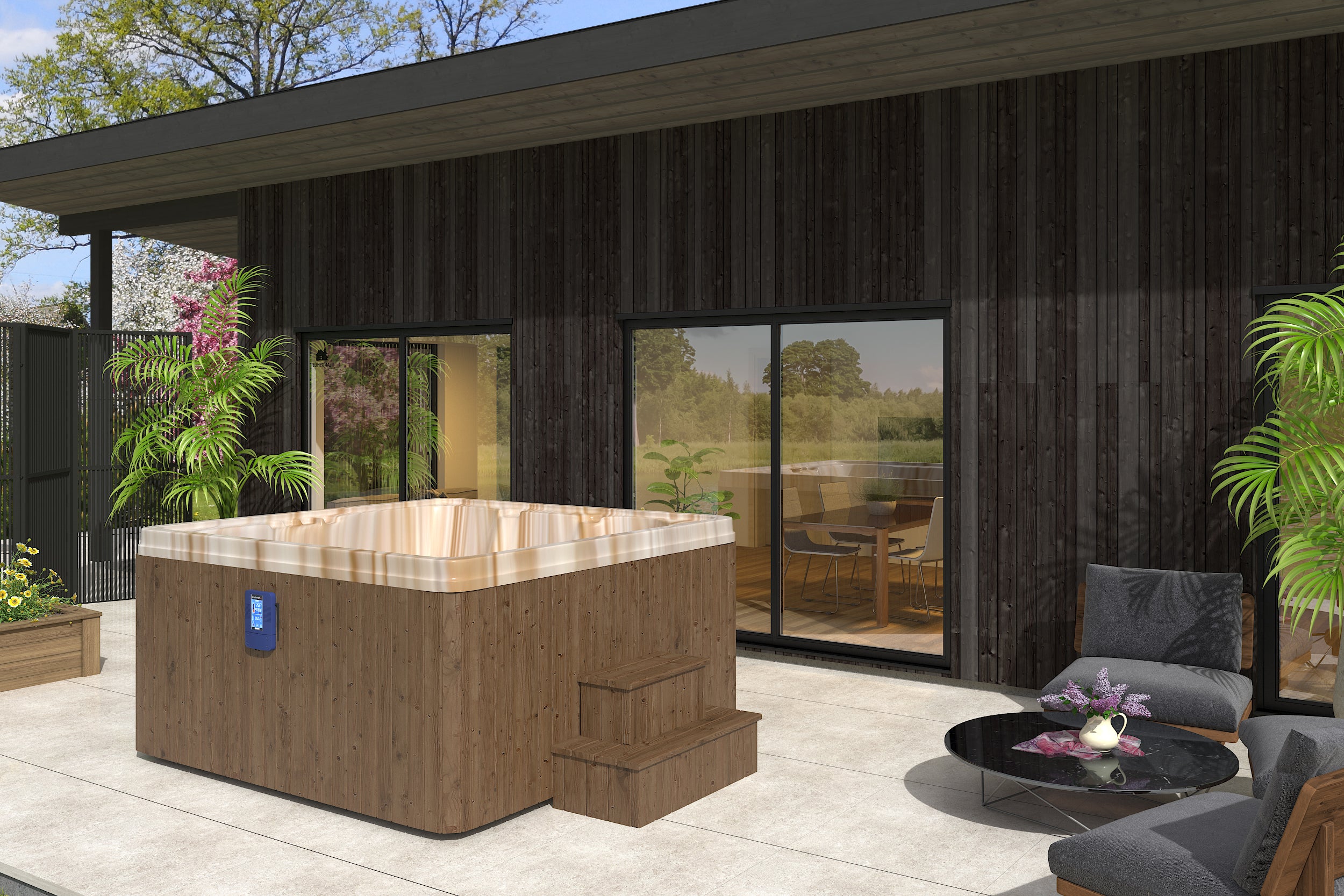 SQUARE JACUZZI