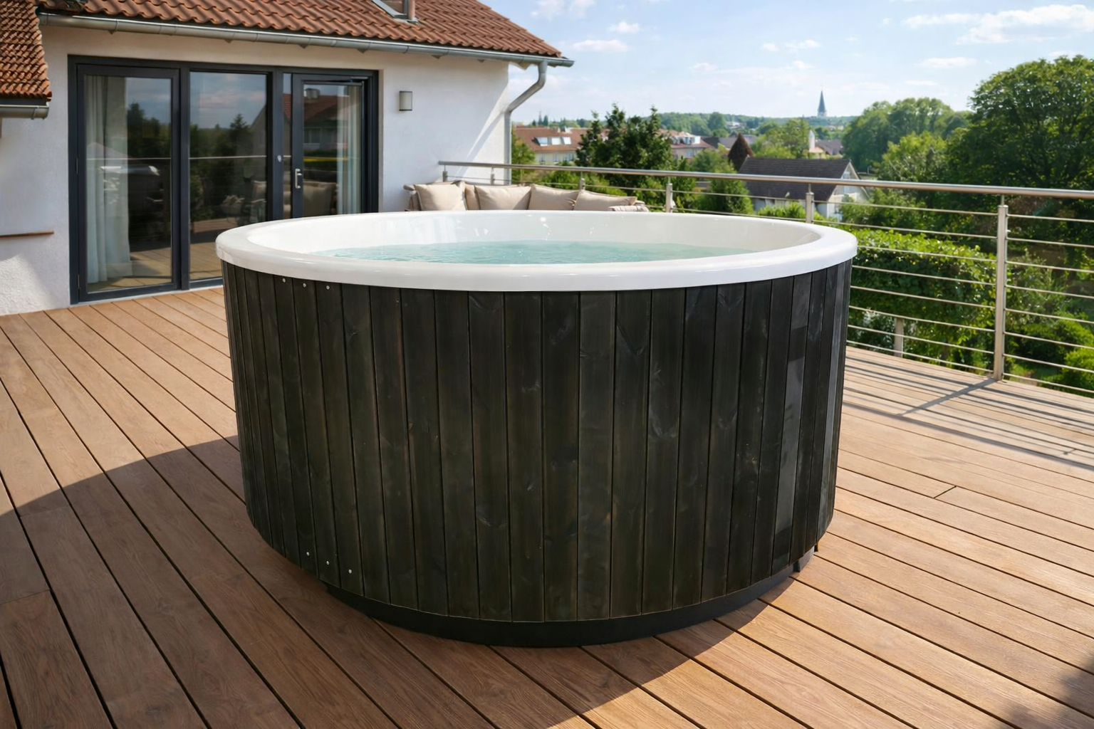 ROUND JACUZZI