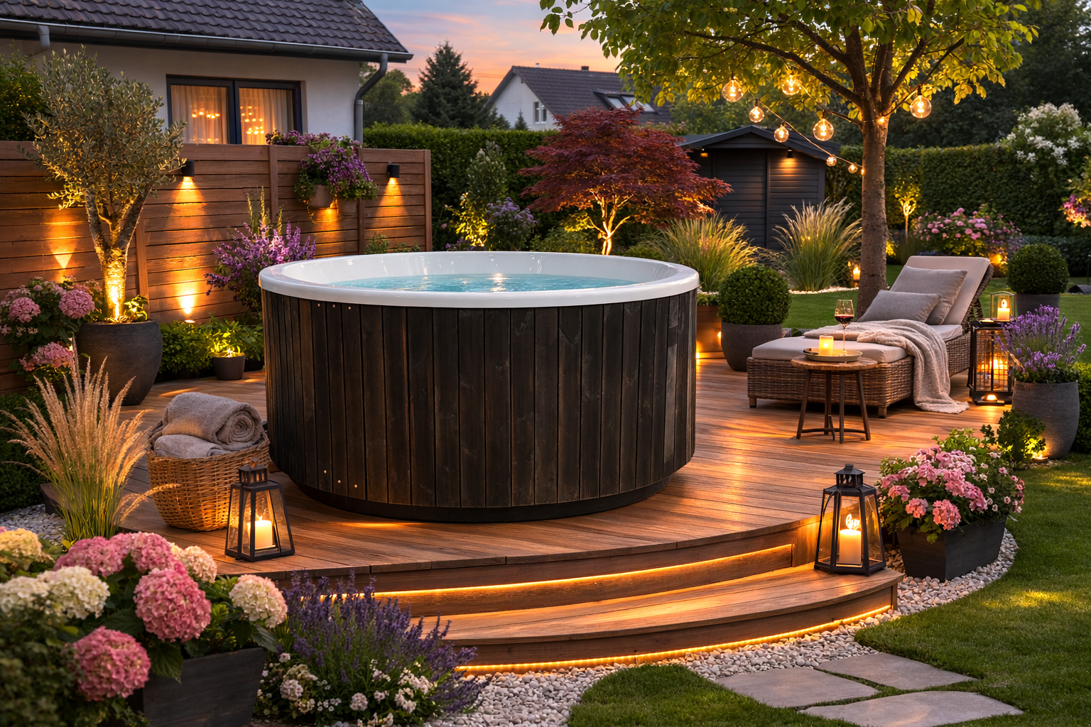 ROUND JACUZZI