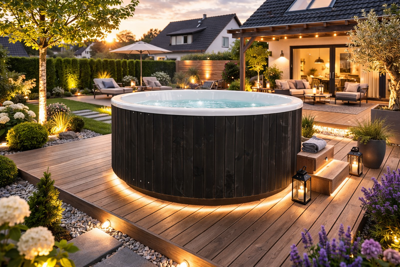 ROUND JACUZZI