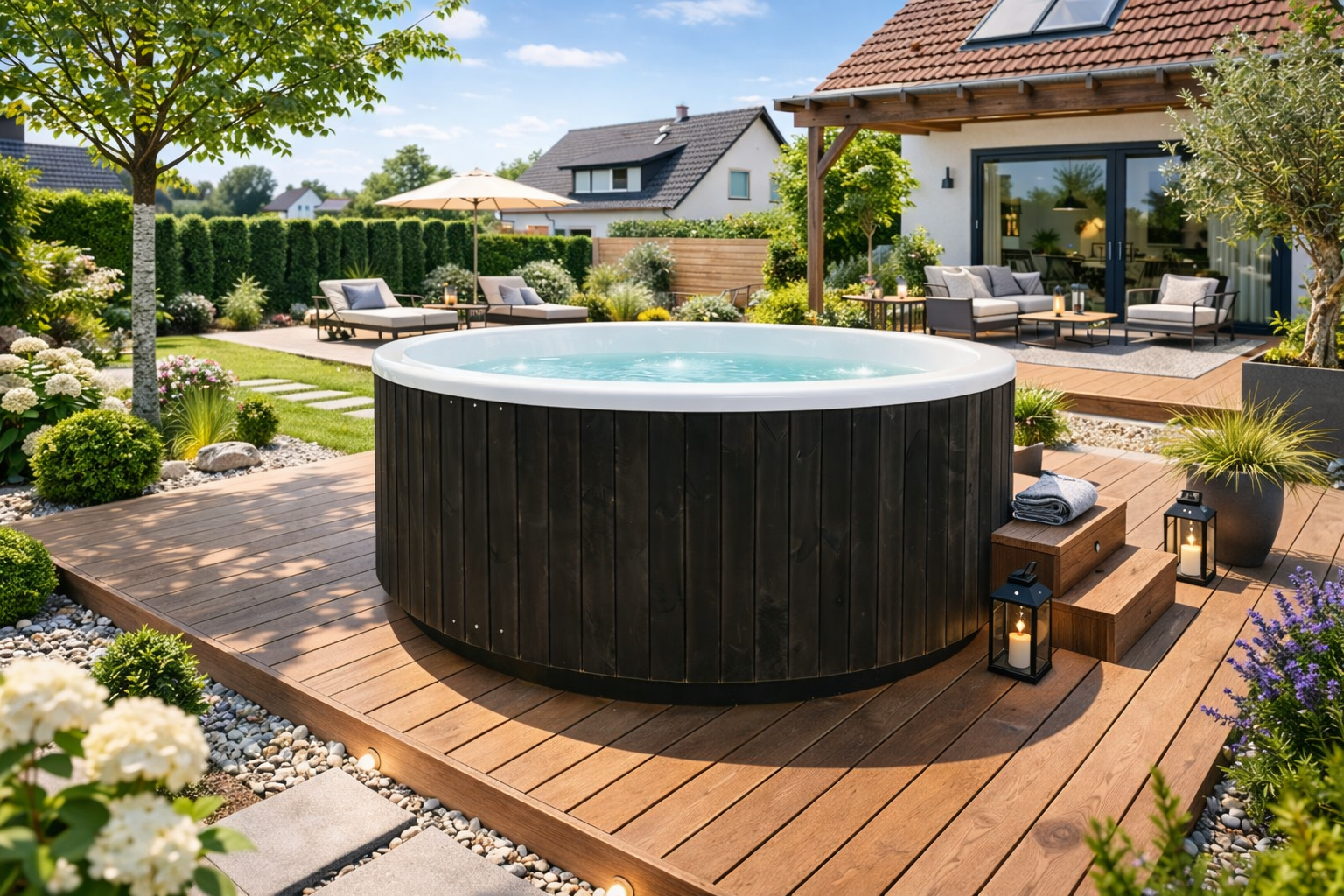 ROUND JACUZZI