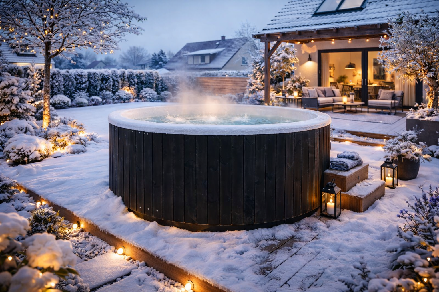 ROUND JACUZZI